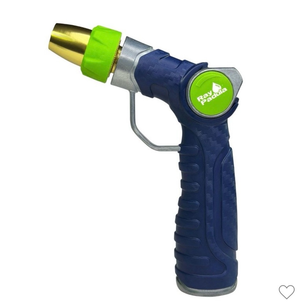 Metal Thumb Control Nozzle with Loop: Adjustable Spray, Leakproof & Weatherproof